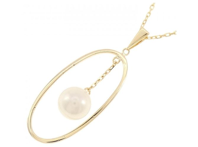 Autre Marque Collar de perlas Akoya Au750 Dorado - vista 3