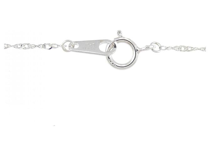 Autre Marque Collar de oro blanco Au750, rubí y diamante Plata - vista 5