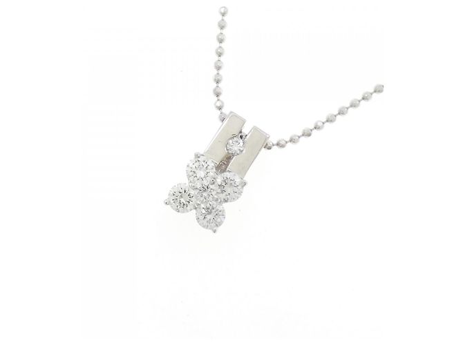 Autre Marque Collana in platino Pt900/Pt850 e diamante Argento - vista 3