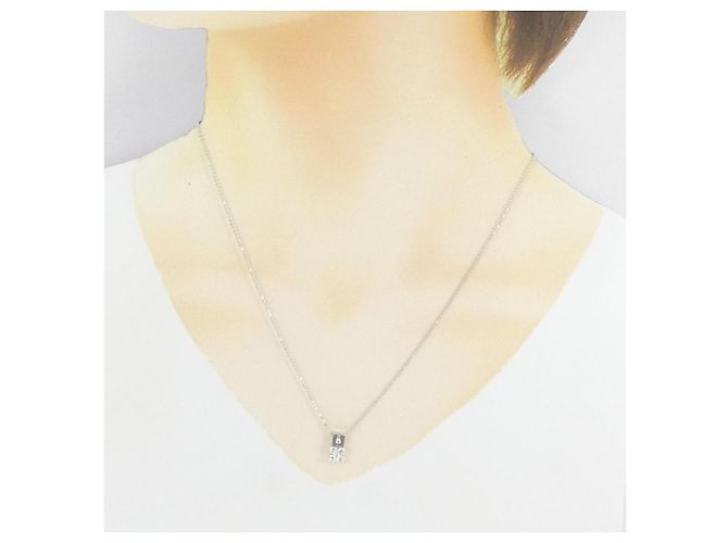 Autre Marque Collana in platino Pt900/Pt850 e diamante Argento - vista 6