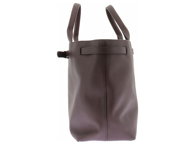 Borsa a mano Longchamp in pelle marrone - vista 5