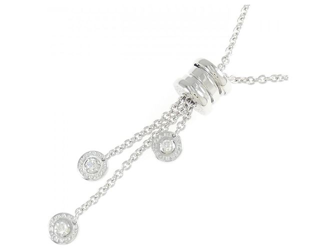 Bulgari Collier Bvlgari B.zero1 750 Or blanc et Diamant Argenté - vue 3