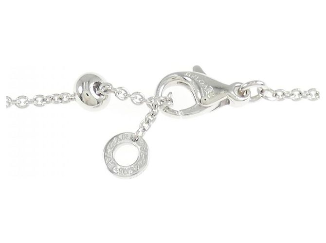 Bulgari Collier Bvlgari B.zero1 750 Or blanc et Diamant Argenté - vue 4
