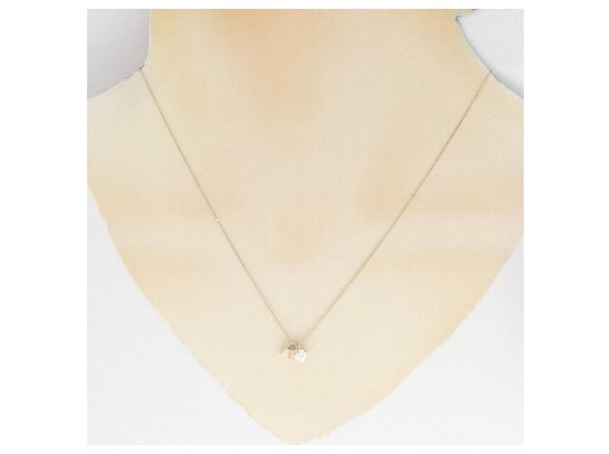 Autre Marque Collana con iniziale R in zircone cubico K10YG D'oro - vista 6