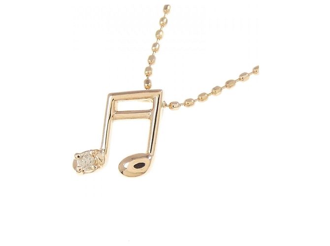 Autre Marque Collana Note Diamond in Au750 Rosa - vista 3