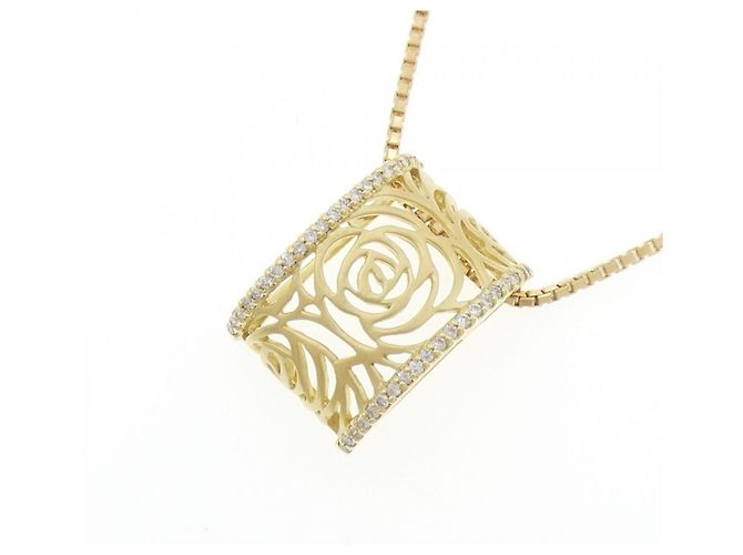 Autre Marque Collana con diamanti rosa Au750 D'oro - vista 3
