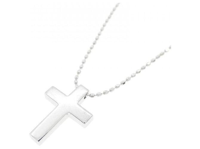 Autre Marque Collana con Croce Au750 Argento - vista 3