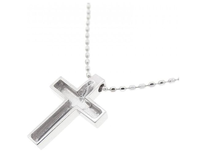 Autre Marque Collana con Croce Au750 Argento - vista 4