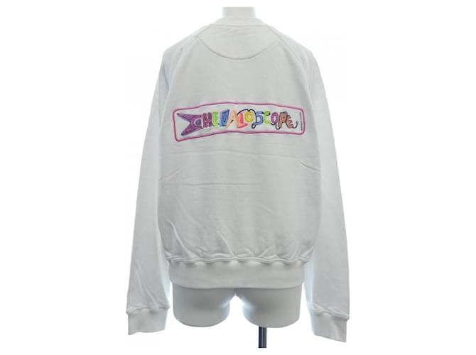 Hermès Hermes 3E4626DA Baumwoll-Sweatshirt 38 Weiß - Ansicht 2
