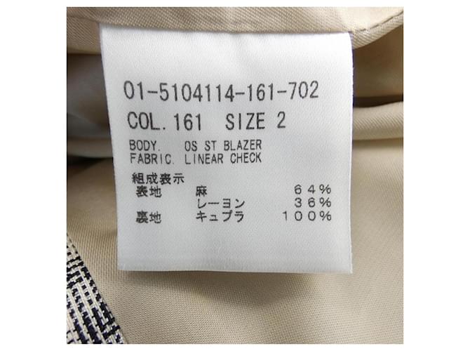 Chaqueta Theory Check Negro - vista 3