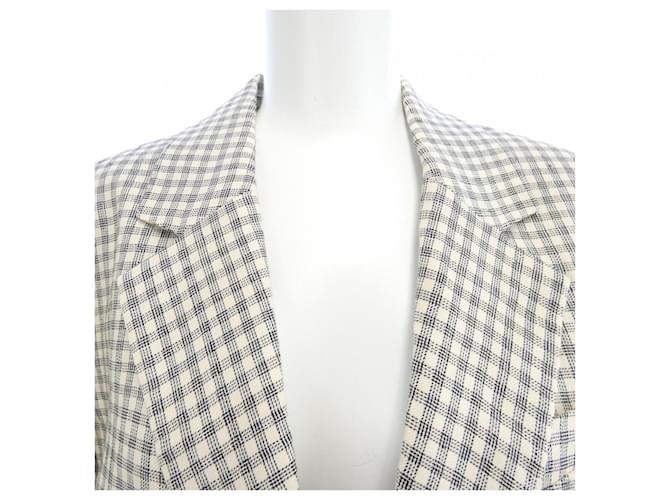 Chaqueta Theory Check Negro - vista 5