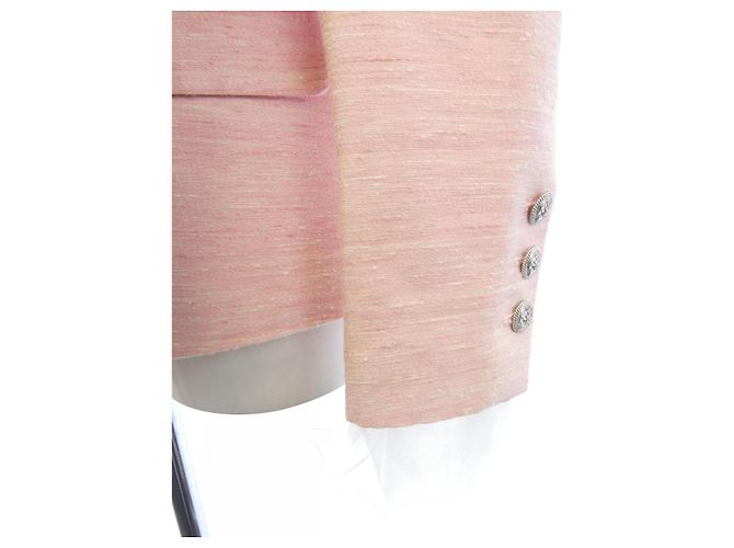 Chaqueta de seda Chanel Rosa - vista 7