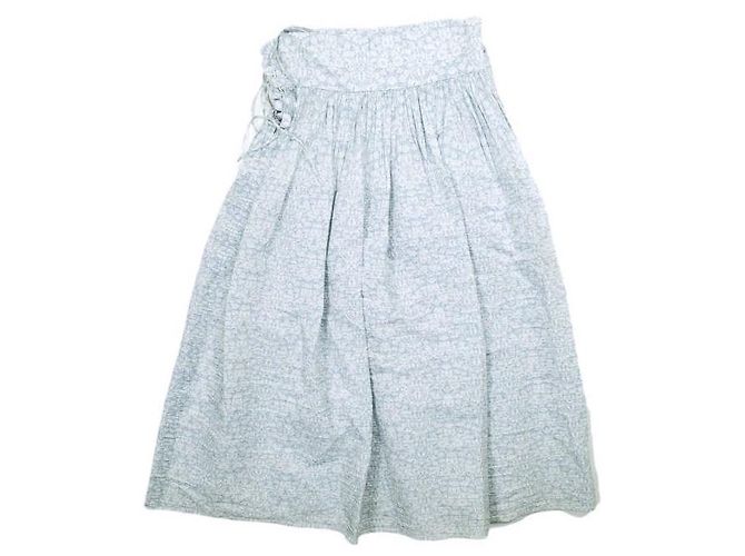 Autre Marque FALDA CLAIRE HORROR VACUI Falda de algodón Limited Azul - vista 2