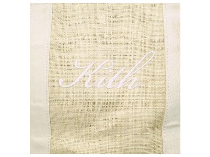 Autre Marque Borsa tote in paglia KITH NYC Beige - vista 6