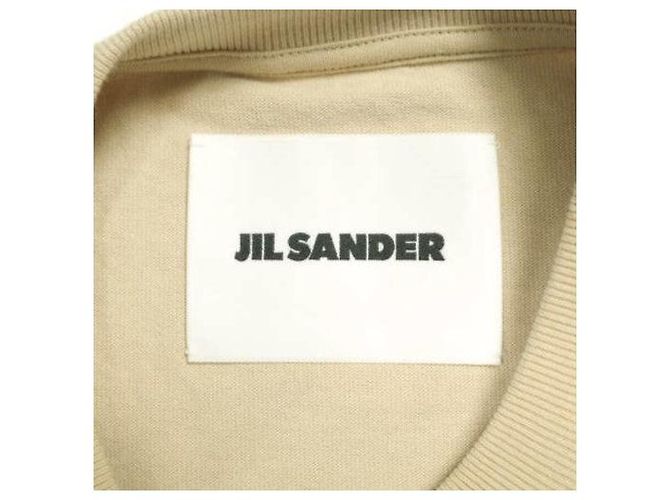 Jil Sander T-SHIRT SS Cotton T-shirt Beige - vista 7