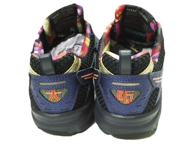 Autre Marque Sneakers Mizuno MXR Osaka Pack in fibra sintetica e pelle artificiale Nero Blu navy - vista 4