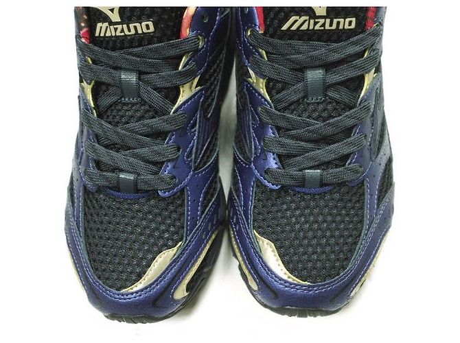 Autre Marque Sneakers Mizuno MXR Osaka Pack in fibra sintetica e pelle artificiale Nero Blu navy - vista 5