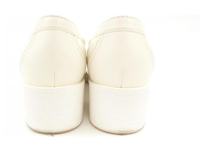 Timeless Chanel Leder Pumps Weiß - Ansicht 5