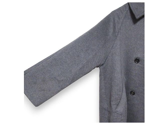 Autre Marque Gabardina de mezcla de lana Simplicite W Beavertent Line Castaño - vista 4