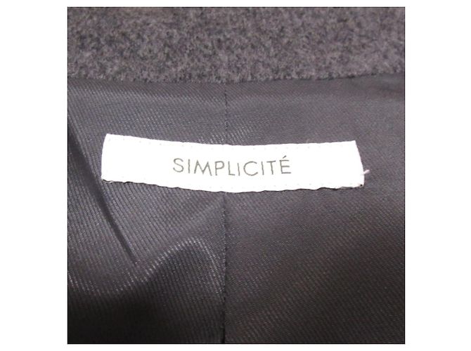 Autre Marque Gabardina de mezcla de lana Simplicite W Beavertent Line Castaño - vista 9