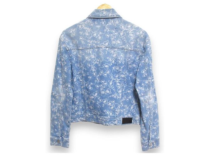 Autre Marque Chaqueta vaquera con estampado floral Karl Lagerfeld Azul - vista 2