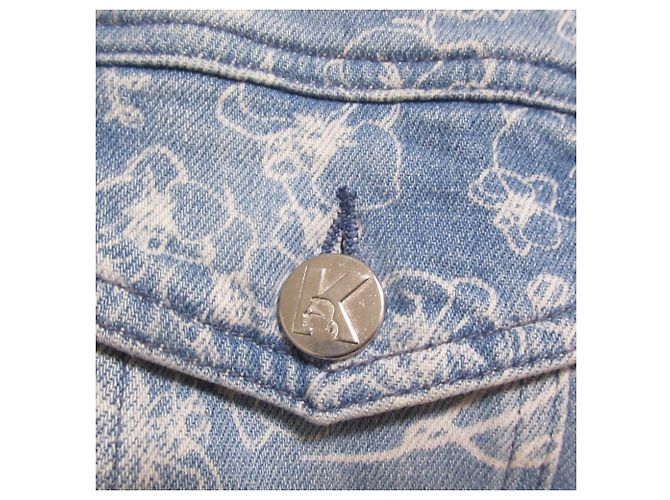 Autre Marque Chaqueta vaquera con estampado floral Karl Lagerfeld Azul - vista 5
