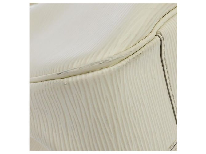 Tote Passy Louis Vuitton Epi Leather PM Bianco - vista 7