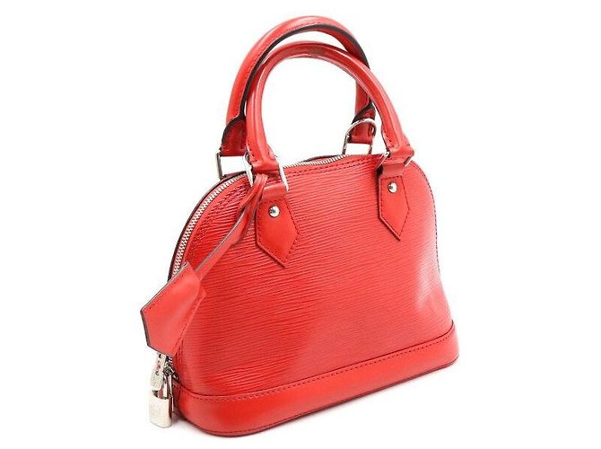 Louis Vuitton Borsa Tote e Borsa a Spalla Alma BB Rosso - vista 3