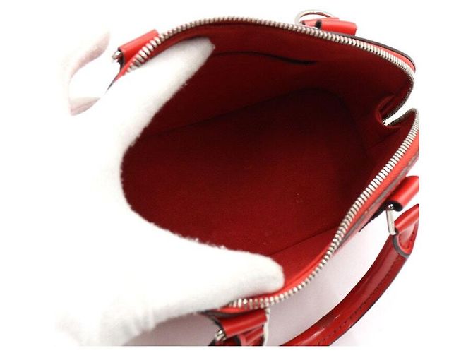 Louis Vuitton Borsa Tote e Borsa a Spalla Alma BB Rosso - vista 5