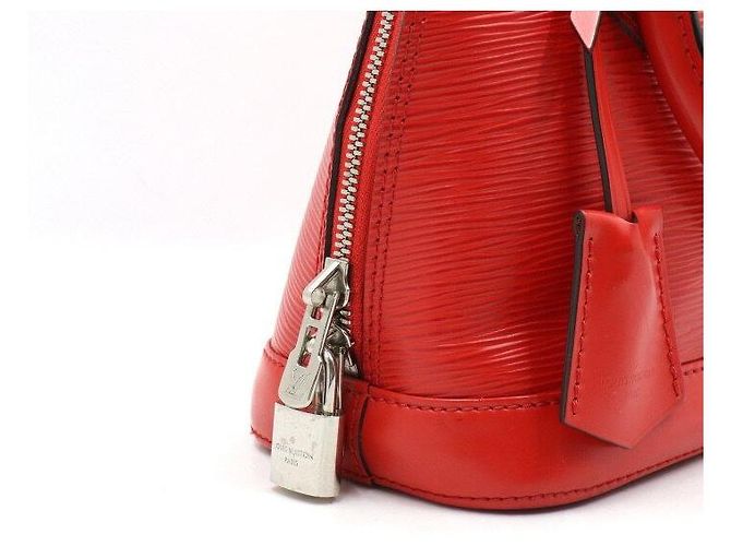 Louis Vuitton Borsa Tote e Borsa a Spalla Alma BB Rosso - vista 8