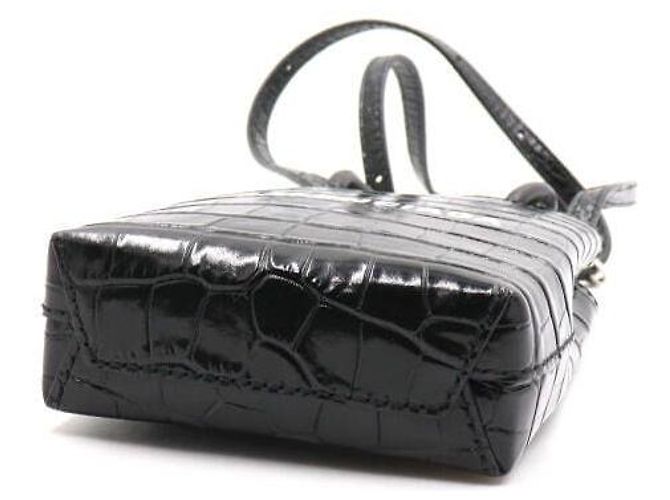 Balenciaga Borsa Tote e Borsa a Tracolla Mini Porta Telefono con Logo Nero - vista 6