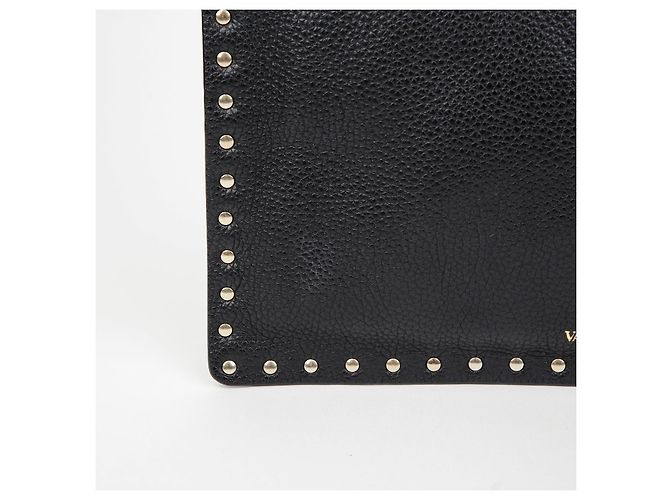 Valentino Clutch Rockstud Negro - vista 4