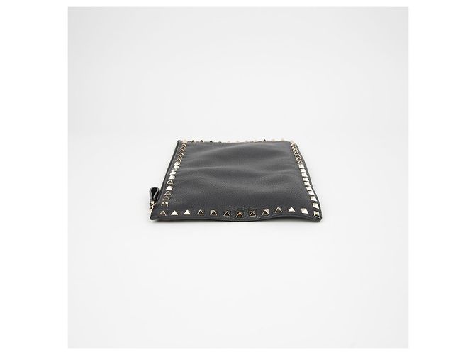 Valentino Clutch Rockstud Negro - vista 5