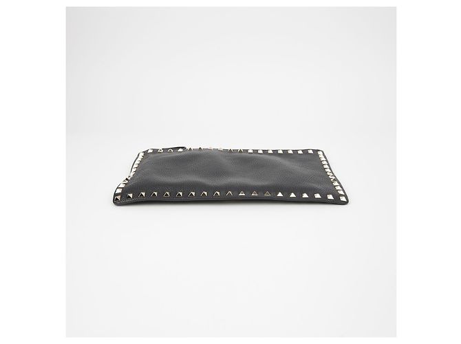Valentino Clutch Rockstud Negro - vista 6