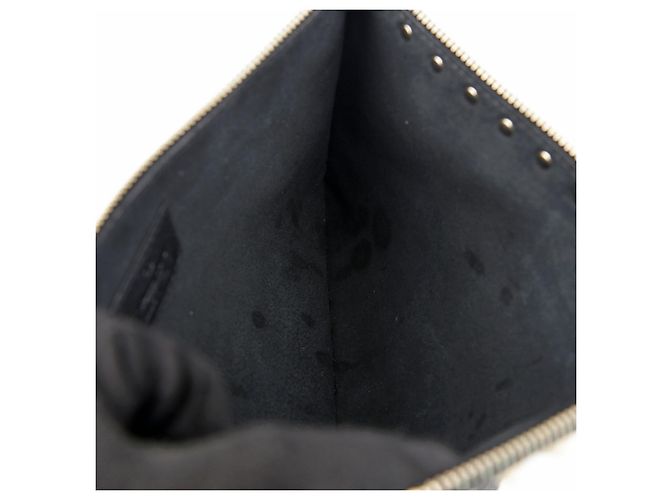 Valentino Clutch Rockstud Negro - vista 9