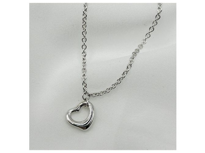 Tiffany & Co Bracciale Open Heart Elsa Peretti Blu - vista 3