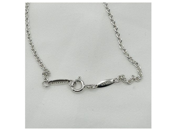 Tiffany & Co Bracciale Open Heart Elsa Peretti Blu - vista 5