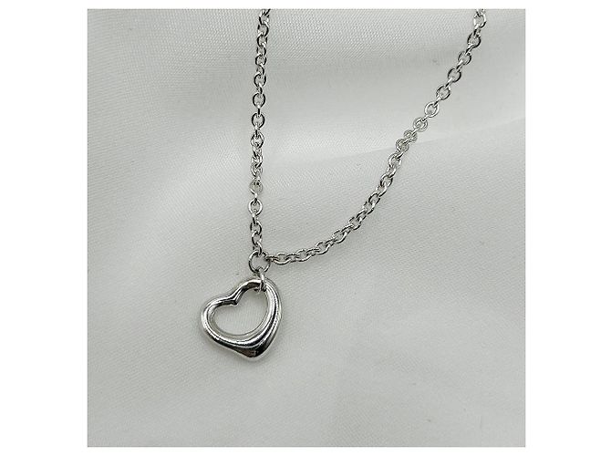 Tiffany & Co Bracciale Open Heart Elsa Peretti Blu - vista 6