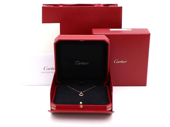 Cartier Collar Trinity Diamond Negro - vista 7