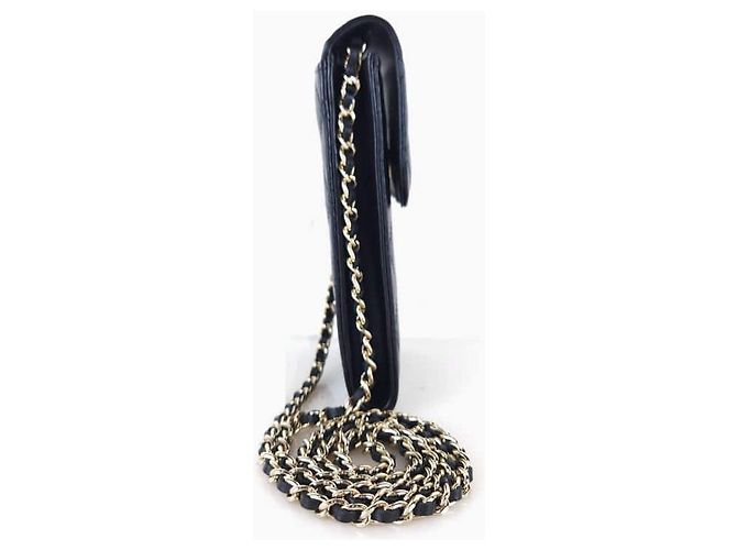Chanel Borsa a tracolla porta telefono cc CC Nero - vista 3