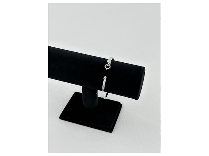 Tiffany & Co Bracciale rigido in argento con occhiello - vista 3