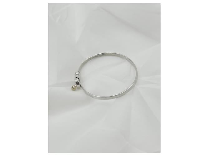 Tiffany & Co Bracciale rigido in argento con occhiello - vista 5