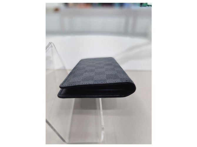 Louis Vuitton Long Wallet Damier Graphite Men's Wallet Black - view 16