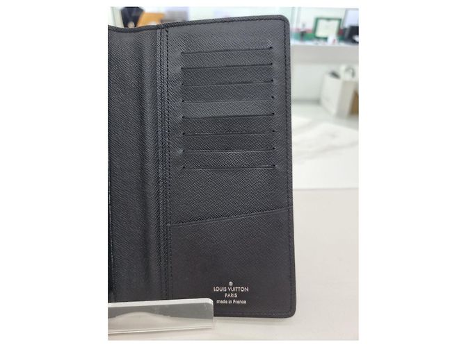 Louis Vuitton Long Wallet Damier Graphite Men's Wallet Black - view 20