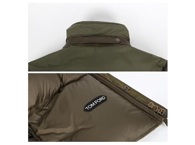 Tom Ford Quilted Down Jacket Golden - view 7