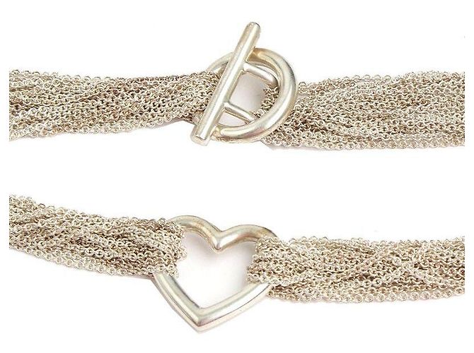 Tiffany & Co Collana con cuore in argento Nero - vista 4