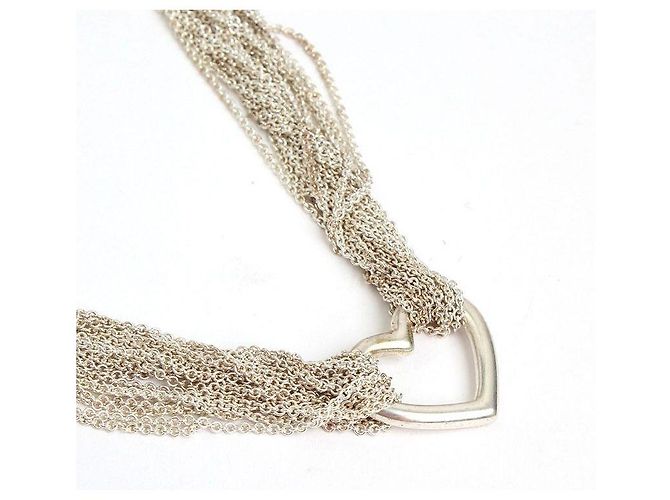 Tiffany & Co Collana con cuore in argento Nero - vista 5