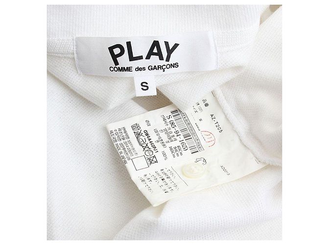 Comme Des Garcons Chemise en piqué blanc Comme des Garçons - vue 3