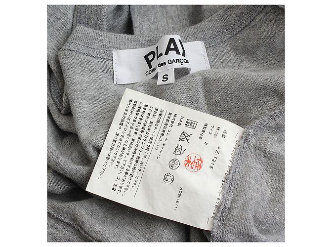 Comme Des Garcons Comme des Garçons Melange Gray T-Shirt Braun - Ansicht 3