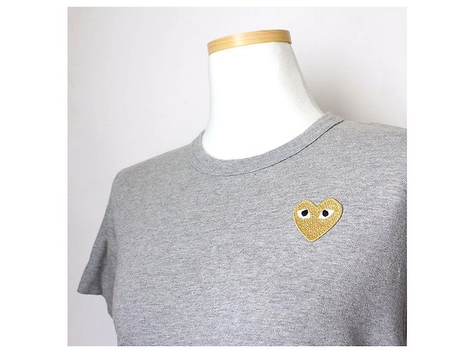 Comme Des Garcons Comme des Garçons Melange Gray T-Shirt Braun - Ansicht 4